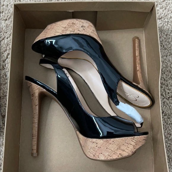 Jessica Simpson Black Heels - Picture 3 of 4